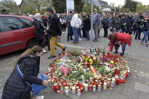 Trauer um die Opfer der Messerattacke.