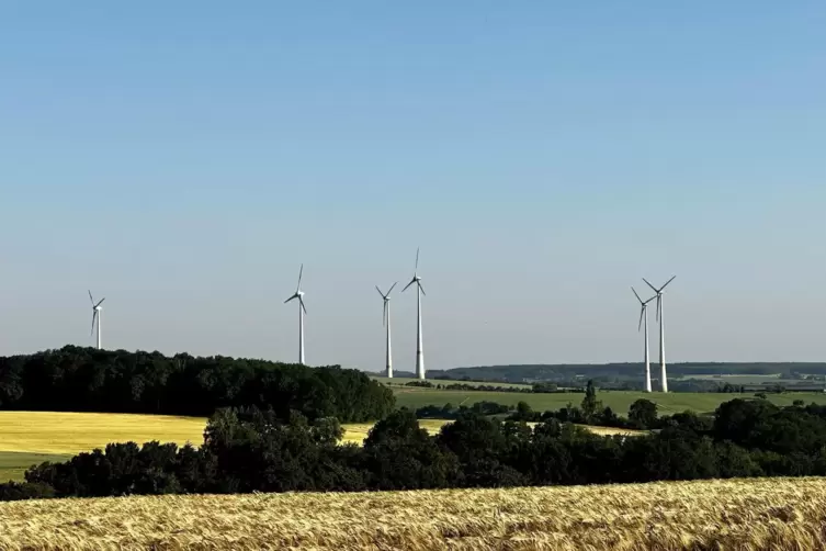 Windräder bei Riedelberg. 