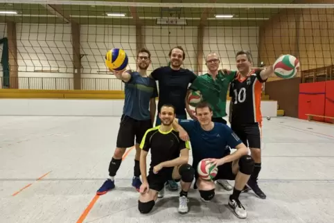 Die Waldseer Volleyball-Herren. 