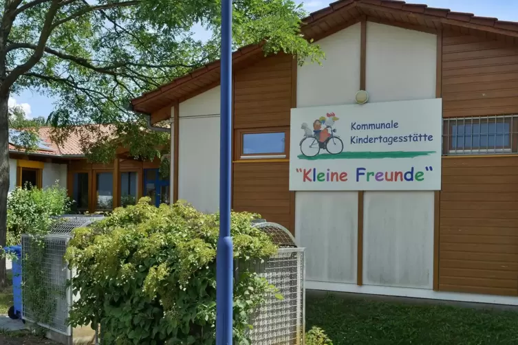 Von einem Wasserschaden betroffen: die Kita „Kleine Freunde“. 