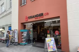 Über zwei Stockwerke zieht sich das Angebot von Osiander in der Kellereistraße.