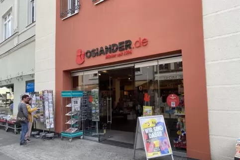 Über zwei Stockwerke zieht sich das Angebot von Osiander in der Kellereistraße. 