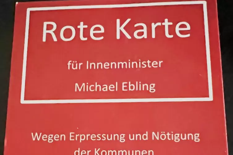 Die „Rote Karte“ aus Kerzenheim.