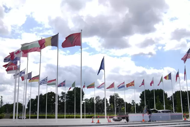 Wenn es nach Kiew geht, würde die ukrainische Flagge bald vor dem Nato-Hauptquartier in Brüssel im Wind flattern.