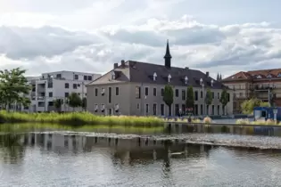 Blick in den Wohnpark am Ebenberg, den der Verein Stadtbildpflege kritisiert.