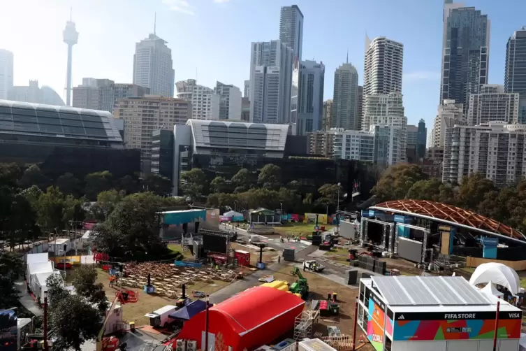 Sydney ist bereit für die WM. 