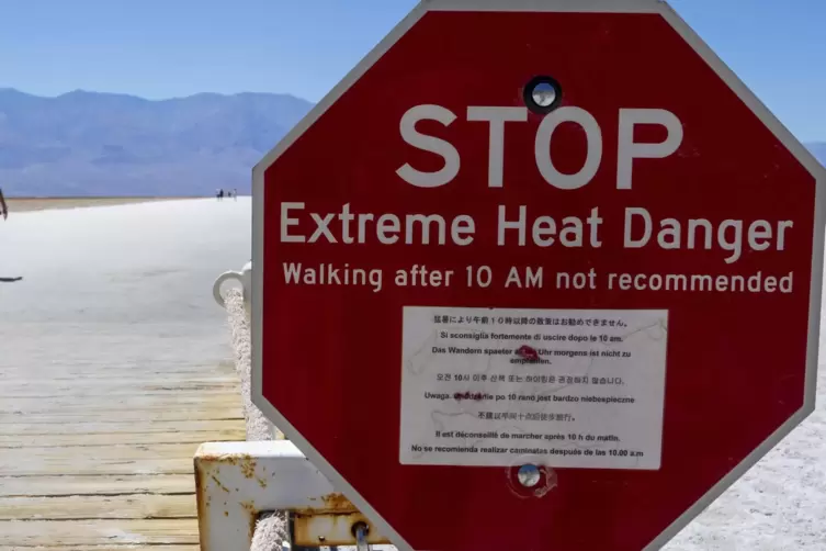 Besonders extreme Hitze herrscht im kalifornischen Death Valley.