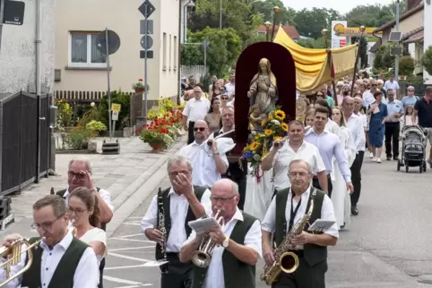 Die Prozession zum St. Annafest im vergangenen Jahr. 