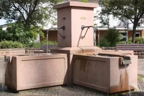 Der Brunnen in Fehrbach wurde vor 25 Jahren feierlich übergeben. 