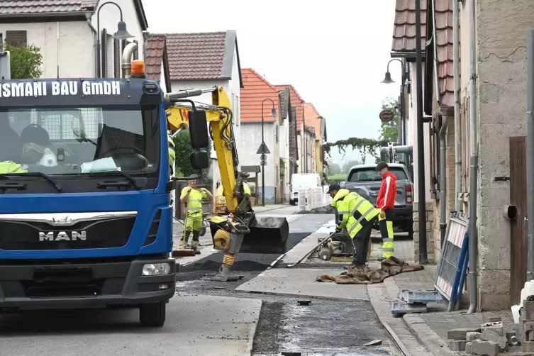 Noch bis Ende des Monats wird in Friedelsheim gearbeitet. 