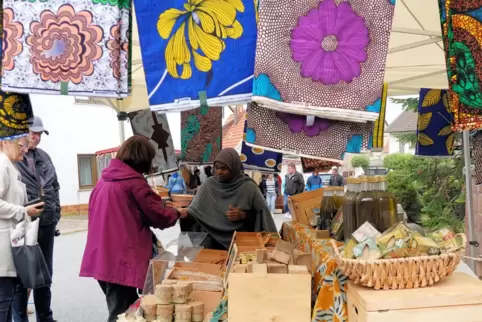 Ein buntes Angebot gab’s auf dem Kunst- und Bauernmarkt.