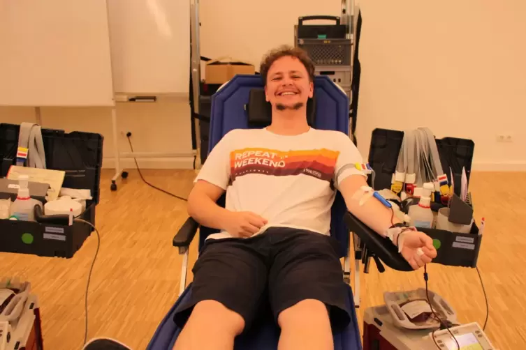 Matthis Zieroth aus Kerzenheim hat schon mehrmals Blut gespendet.