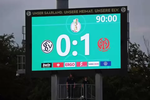 Trotz des 0:1 im Pokal gegen Mainz: Es gibt dank Elversberg wieder hochklassigen Fußball ganz in der Nähe.