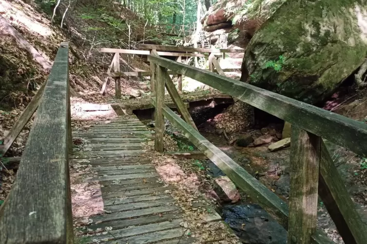 Die Guldenschlucht ist schon seit Jahren gesperrt.