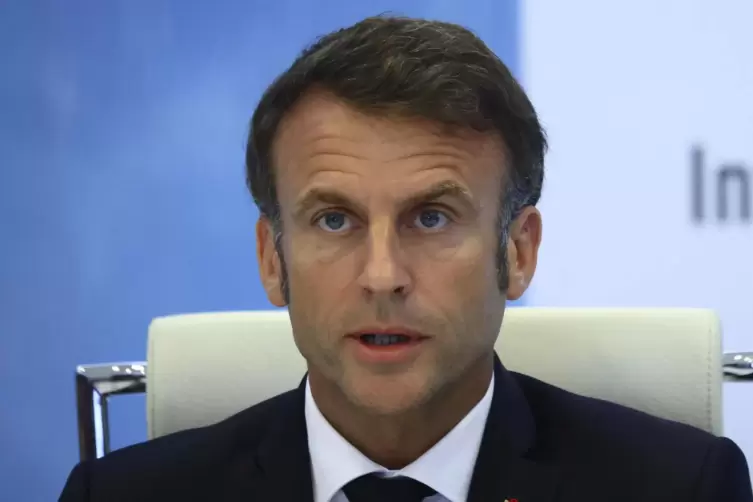 Präsident Emmanuel Macron.