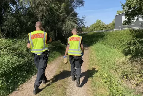 Entlang der A65 gab es eine große Suchaktion der Polizei.