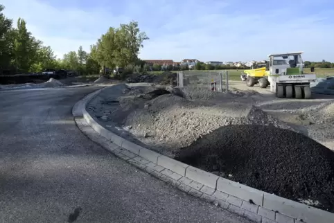 Die Baustelle aktuell.