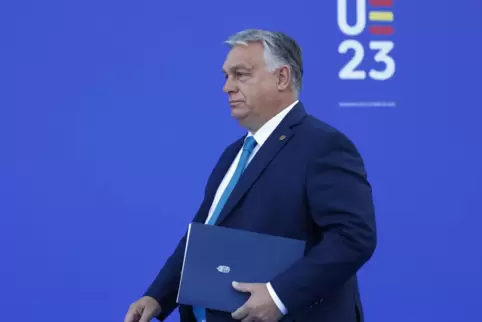 Trat als Blockierer in Erscheinung: Ungarns Ministerpräsident Viktor Orban am Freitag in Granada. 