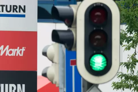 Grüne Ampel: Anzeige für Fahrerinnen aus zwei Richtungen?