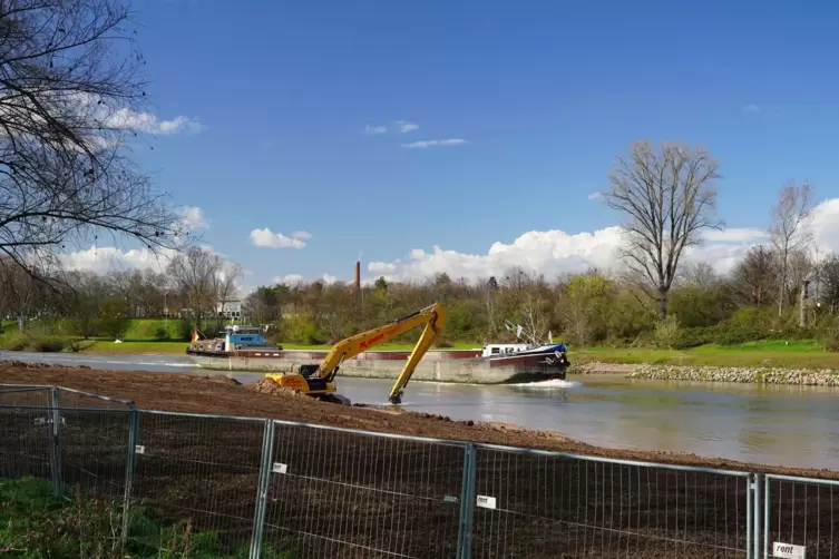 Wie groß der Schaden nach dem Schiffsunfall auf dem Neckar ist, wird noch ermittelt. 