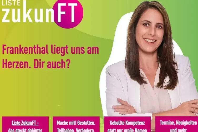 Botschafterin der neuen Kampagne: die Frankenthalerin Sandra Kober. Sie hätte sich nie einer Partei angeschlossen, sagt Kober. D