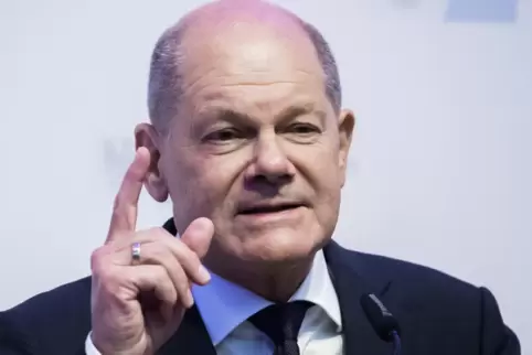 Bundeskanzler Olaf Scholz (SPD).