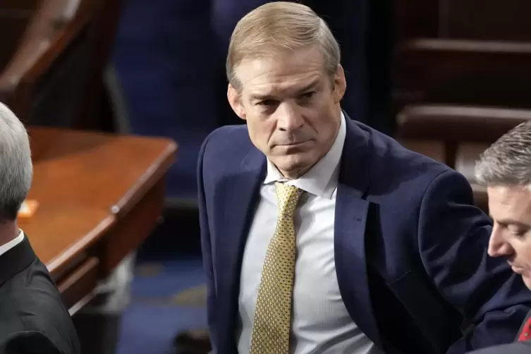 Der Republikaner Jim Jordan ist bei der Wahl zum Vorsitzenden des US-Repräsentantenhauses im ersten Anlauf gescheitert. 