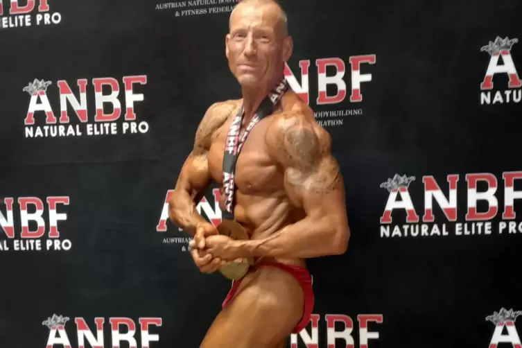 Bodybuilder ohne Doping: Rüdiger Lang.