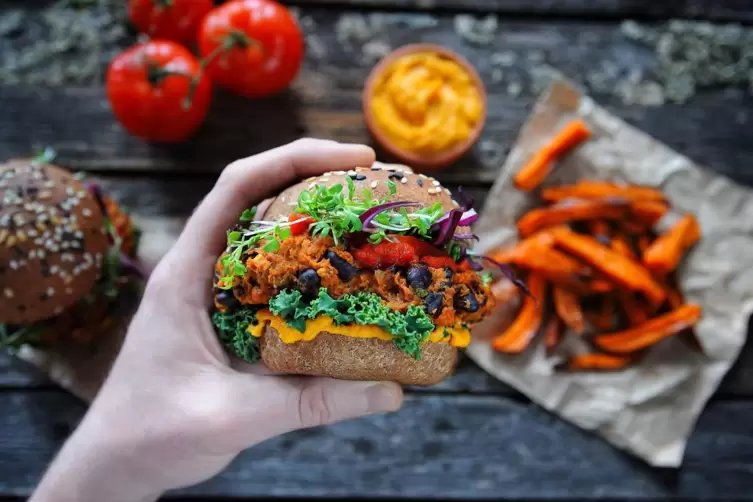 Meist gesünder: veganes Fast Food.