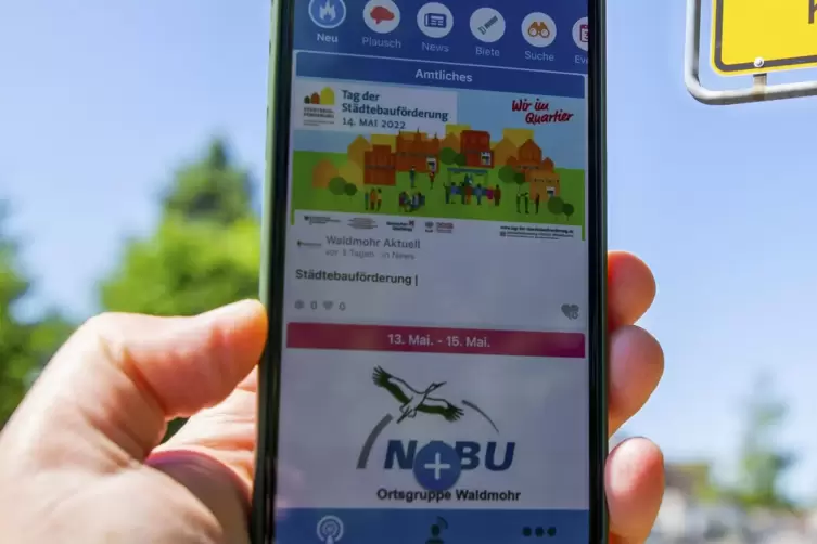 In Waldmohr wird die „DorfFunk“-App bereits genutzt. 