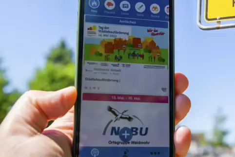 In Waldmohr wird die „DorfFunk“-App bereits genutzt. 