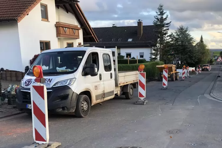 In Herschberg baut die UGG ein Glasfasernetz auf. 