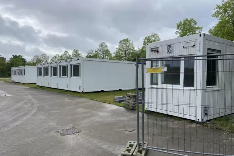 Brandschutz ungenügend: Die Container auf dem Festplatz können nicht aufgestockt werden. 