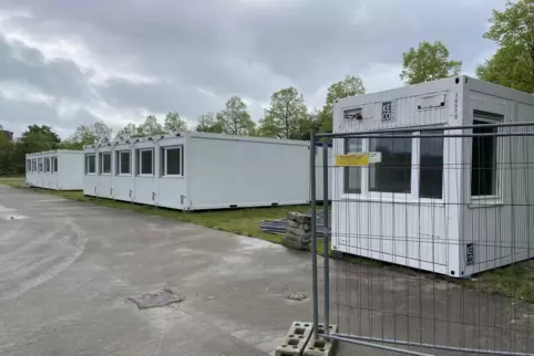 Brandschutz ungenügend: Die Container auf dem Festplatz können nicht aufgestockt werden. 