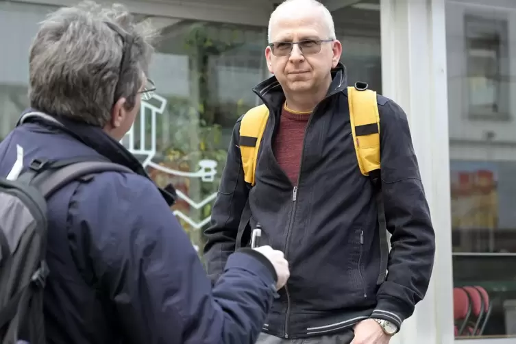 Bernd Deimel im Gespräch mit Volker Endres. 