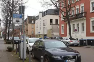 Diese Parkplätze sollen nicht wegfallen, aber der Teil des Nordrings wird zur Fahrradstraße.