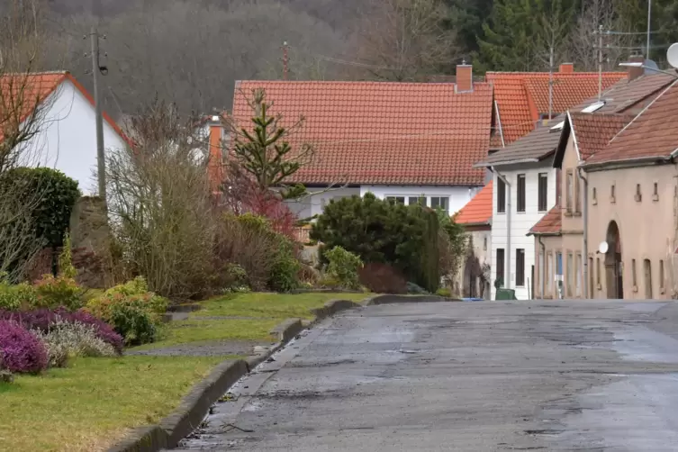 Schlaglöcher und notdürftig geflickte Stellen: Schon seit geraumer Zeit soll die Kuseler Straße in Bledesbach saniert werden. 