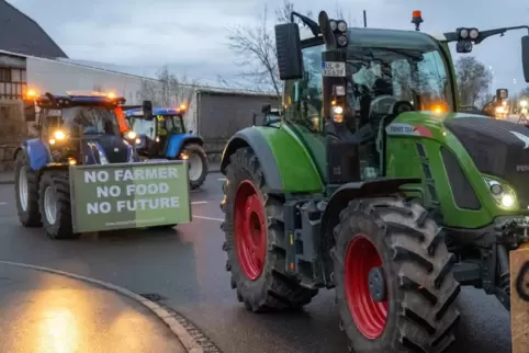 Landwirte wollen an vielen Orten in der Pfalz am Montag den Verkehr lahmlegen.
