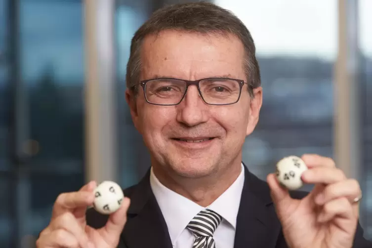 Zufrieden mit 2023: Lotto-Geschäftsführer Jürgen Häfner. 