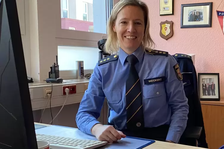 Katja Weickert freut sich auf die neue Aufgabe bei der Wasserschutzpolizei.