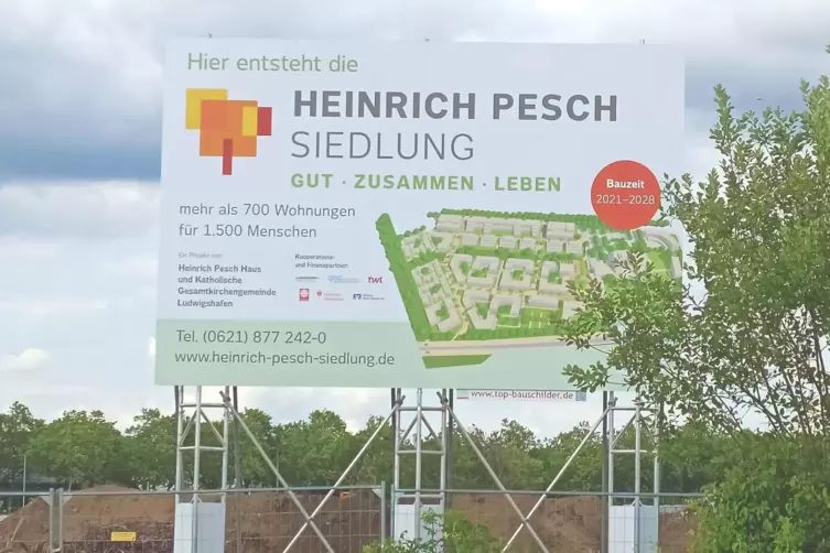 Die ersten Bewohner sollen 2026 in der Heinrich-Pesch-Siedlung einziehen. 