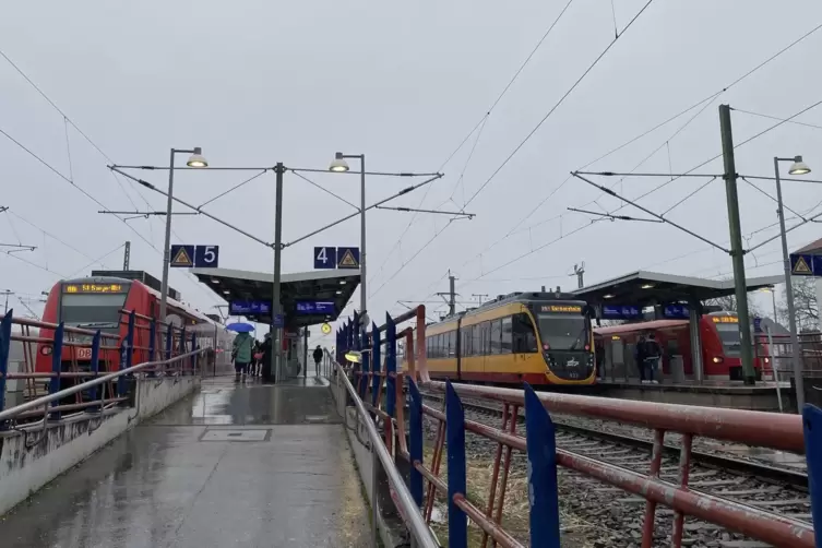 Verwaist: der Bahnhof in Germersheim. 