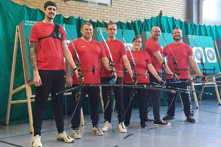 Das Team des TFC II: Patrick Grunwald, Andreas Uhrich, Martin Wiechmann, Manuela Frech, Eike Blenk und Alexander Frech (von link