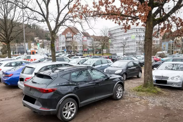 Blick auf den Enklerplatz ganz in der Nähe der Innenstadt.