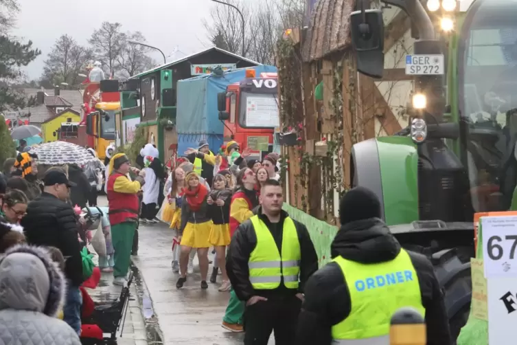 In Herxheim zog 2020 das letzte Mal ein Faschingsumzug durch die Straßen. Damals gab es auch schon verschiedene Sicherheitsvorsc