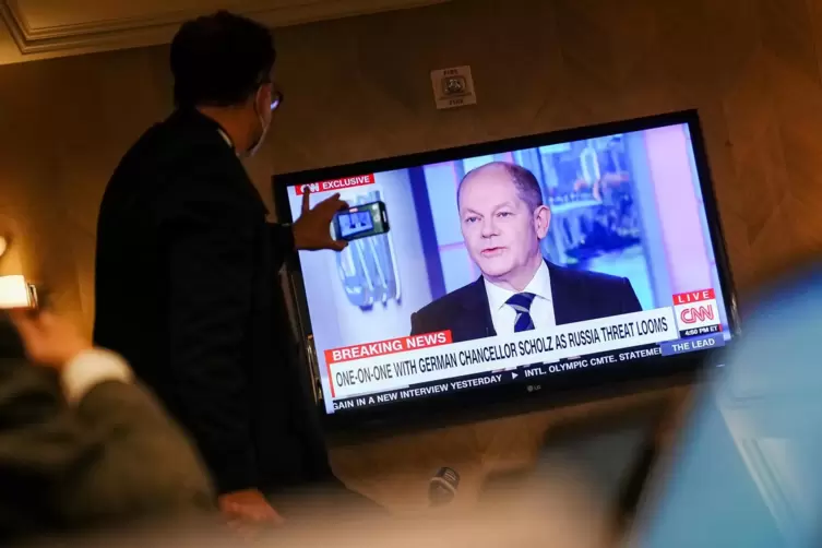 Vor zwei Jahren sprach Bundeskanzler Olaf Scholz (SPD) bei seinem Antrittsbesuch in den USA mit dem amerikanischen Fernsehsender