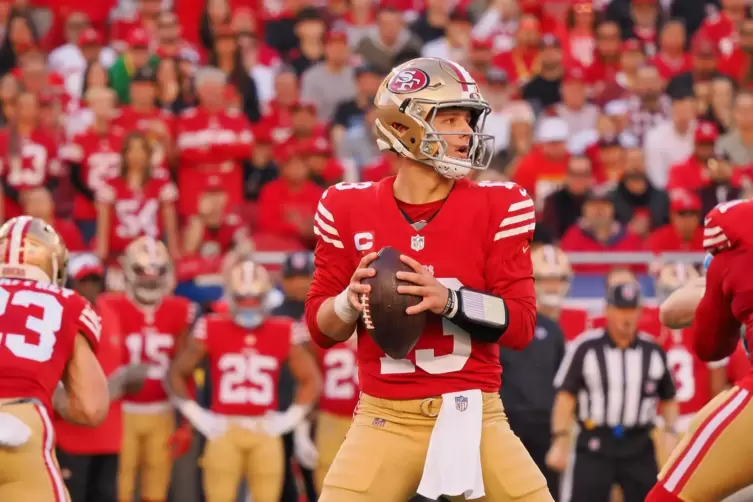 Lässt lieber andere strahlen als sich selbst. 49ers-Quarterback Brock Purdy. 