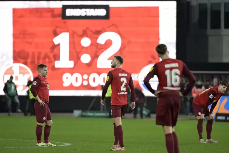 Der FCK war in der ersten Halbzeit das bessere Team und führte 1:0. Doch im zweiten Spielabschnitt lief nichts mehr zusammen – d