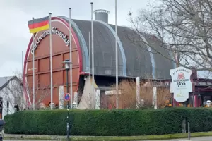 Wahrzeichen der Kurstadt Bad Dürkheim und gastronomisches Ausflugsziel: das Dürkheimer Riesenfass.