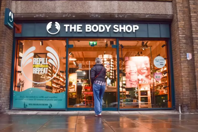 In Schwierigkeiten: die Kosmetik-Kette The Body Shop. 